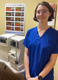 Photo of technician Kay.